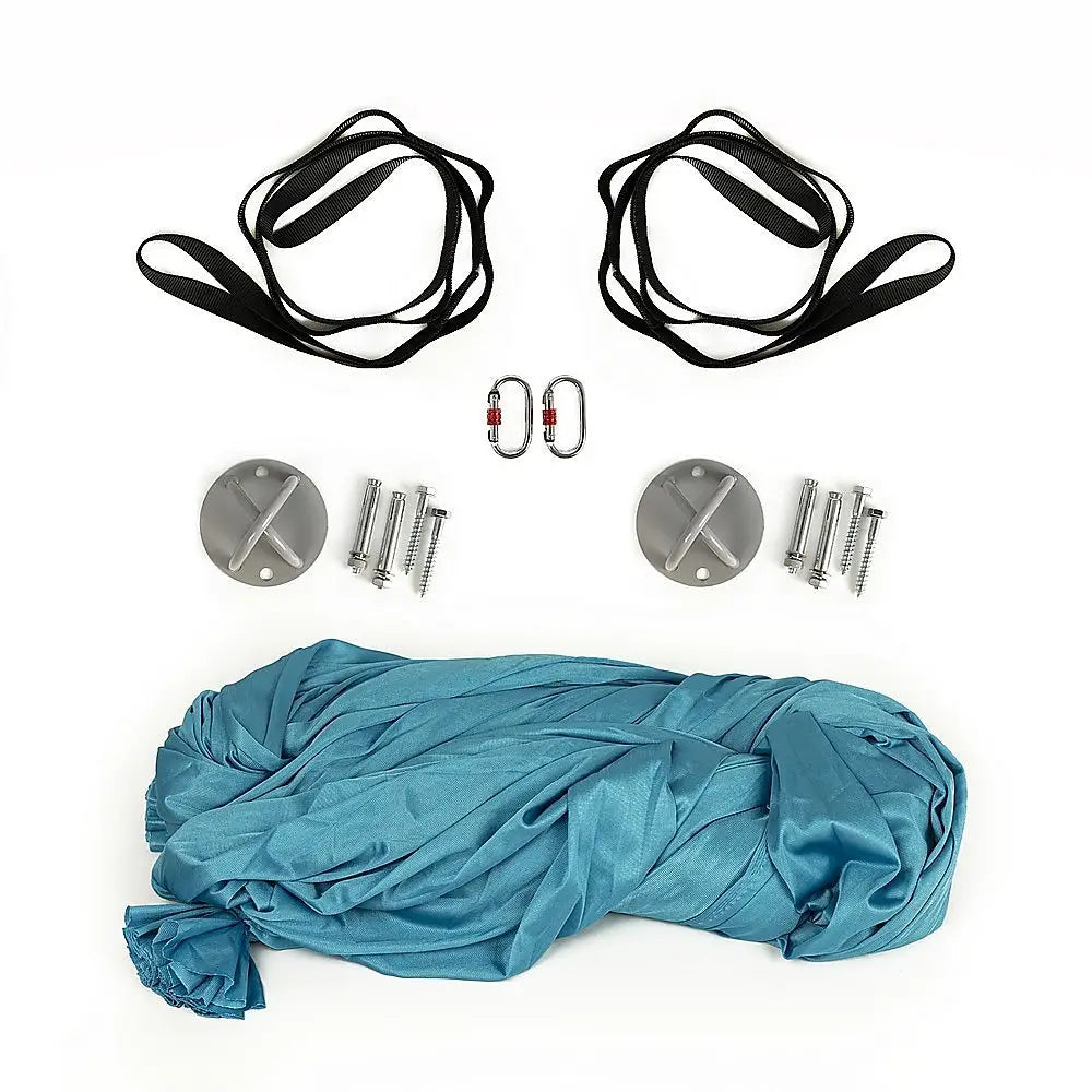 5x2.8m Yoga Pilates Aerial Silk Kit Swing Anti-Gravity