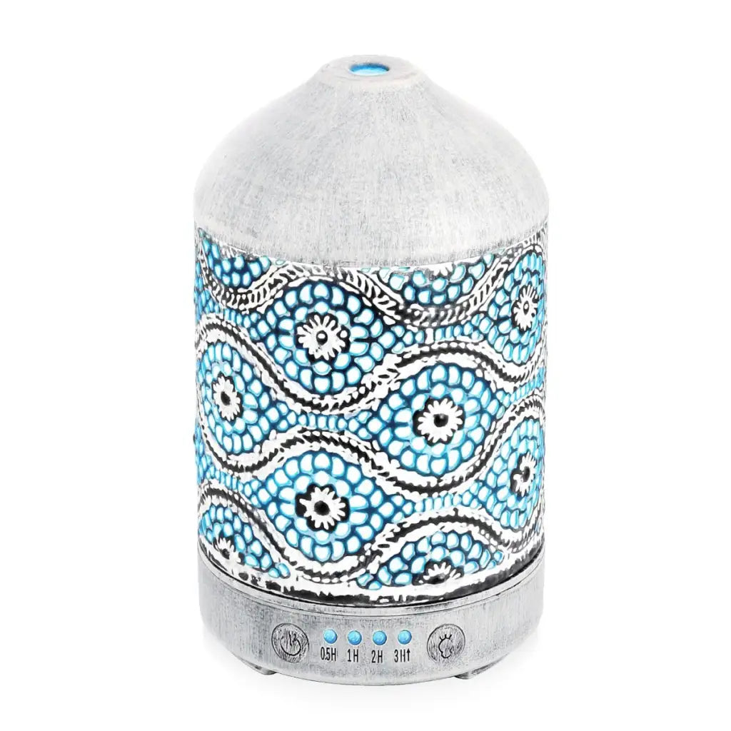 Activiva Metal Diffuser 100ml Vintage White on white background.