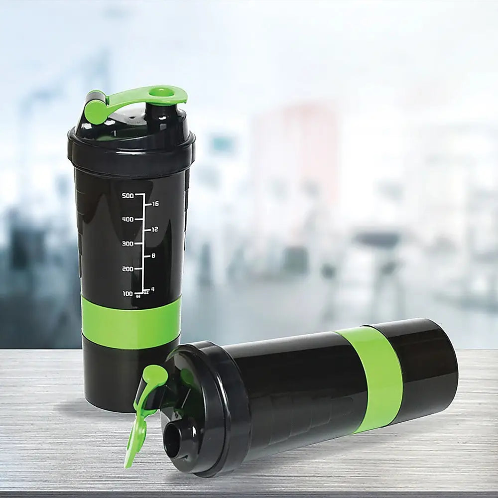 Protein Gym Shaker 3 in 1 Smart Blender Mixer Cup Bottle