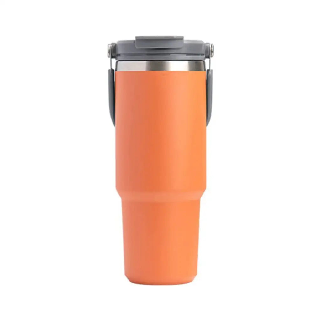 750ml Stainless Steel Travel Mug for Hot and Cold Liquids - orange