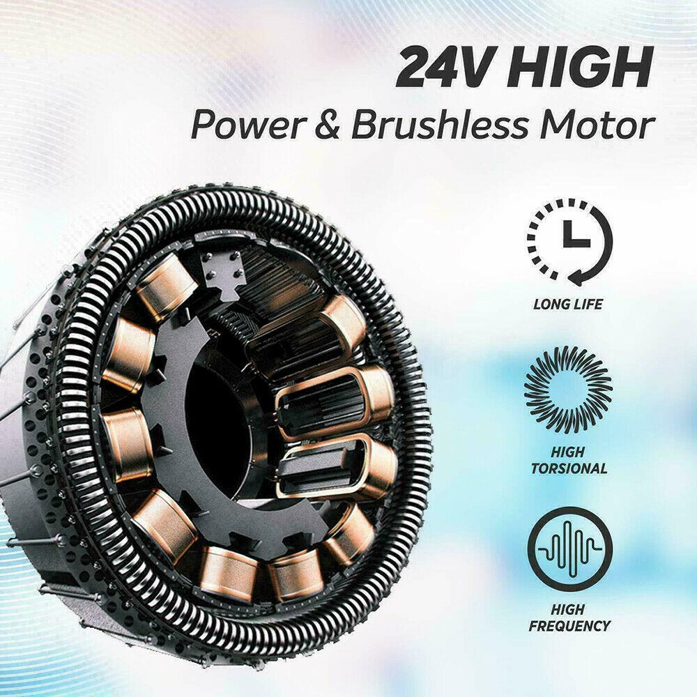 POWERFUL 6 Heads LCD Massage Gun - Carbon fibre