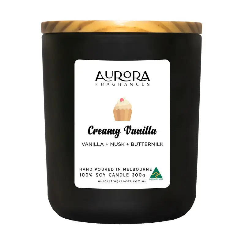 Aurora Soy Candles 300g (various scents) - Creamy Vanilla