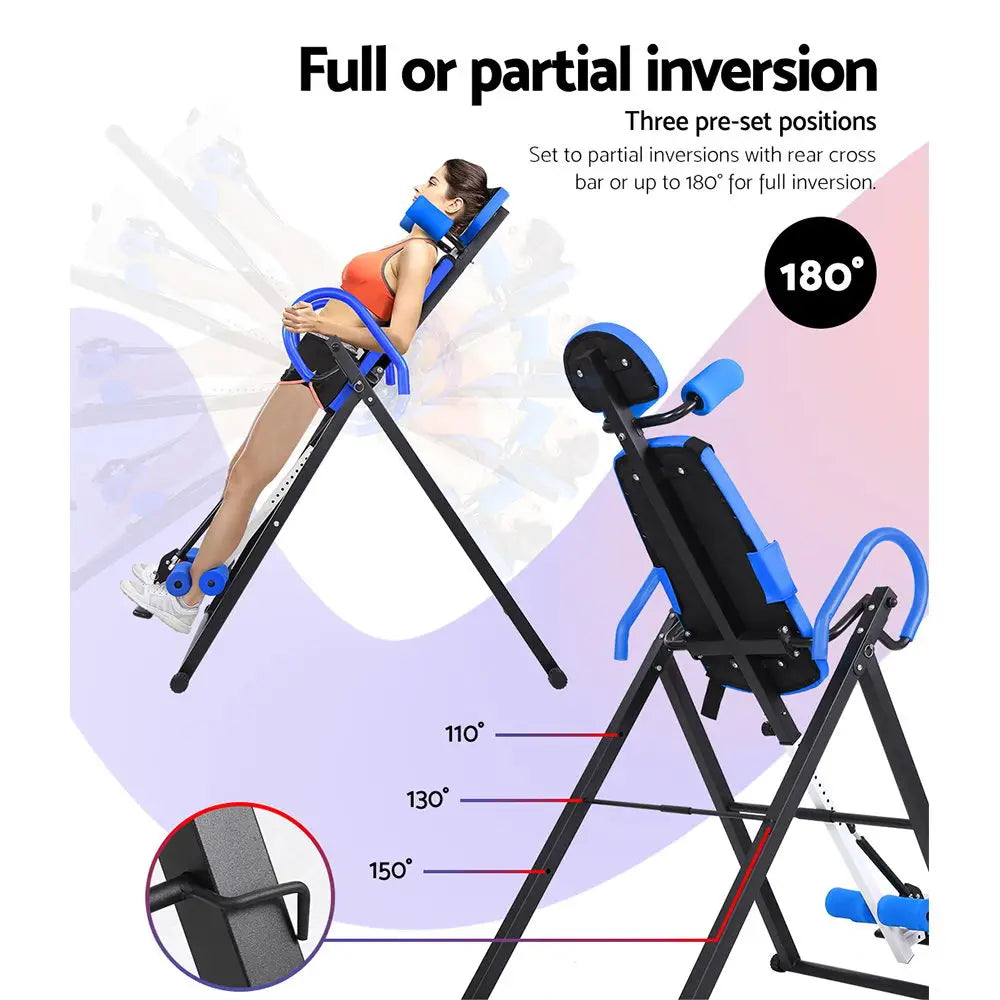 Everfit Gravity Inversion Table Foldable Fitness Accessories