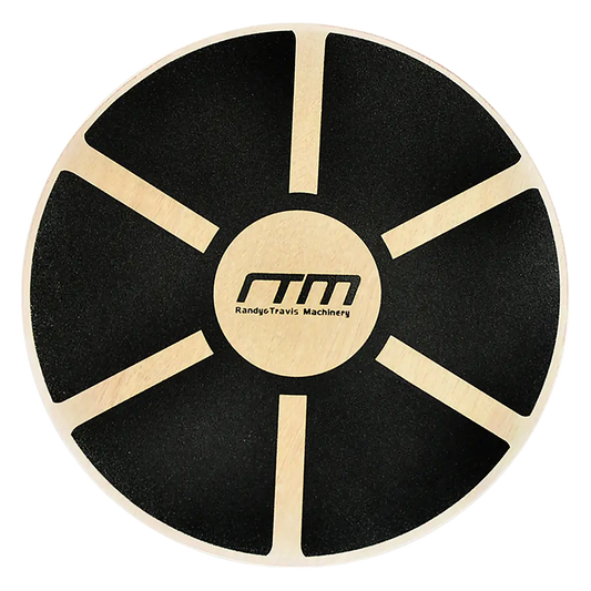 Heavy Duty 15.5 Wooden Balance Board with Non-Slip Pad