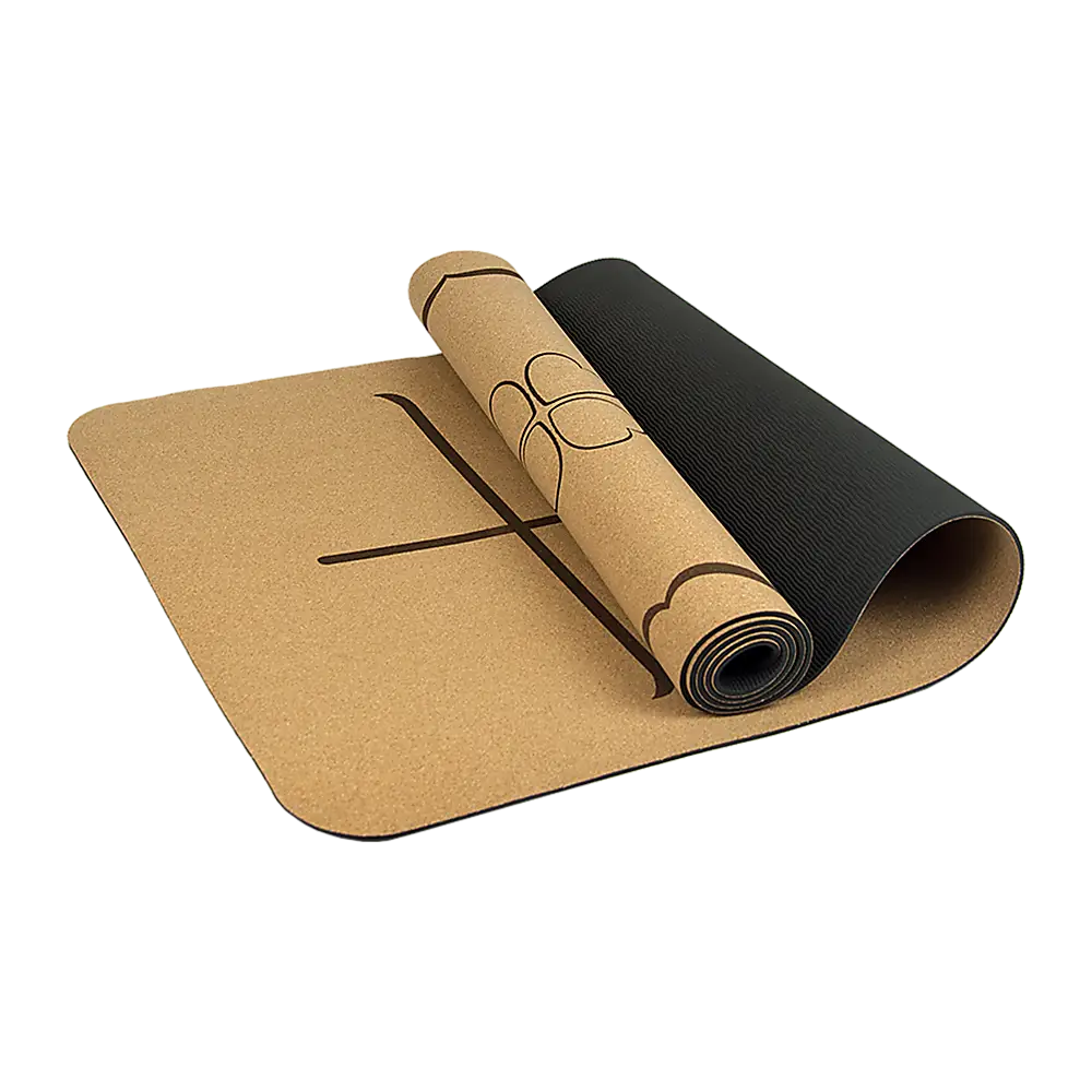 Natural Cork TPE Yoga Mat Eco Friendly