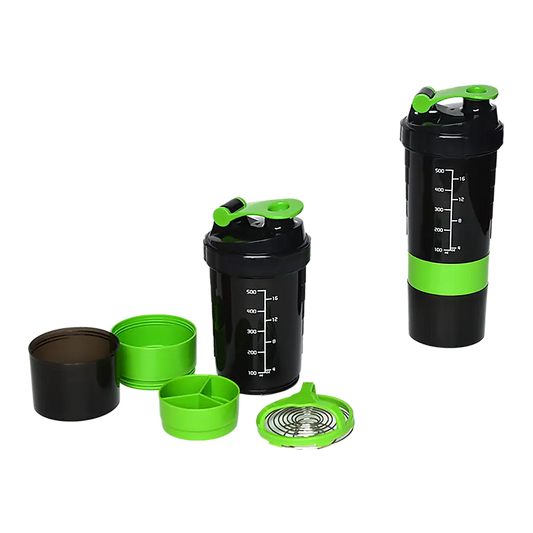 Protein Gym Shaker 3 in 1 Smart Blender Mixer Cup Bottle