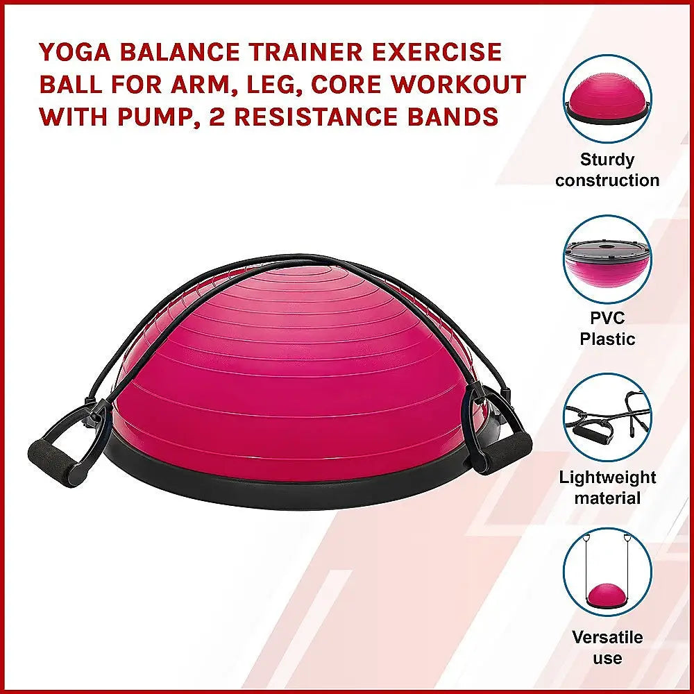 Yoga Balance Exercise Ball for Arm Leg Core Workout