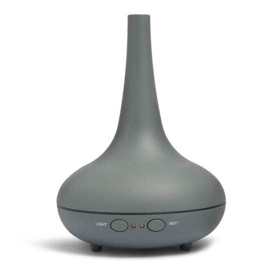 Essential Oil Ultrasonic Diffuser 200ml with 3 Oils - Matte Grey