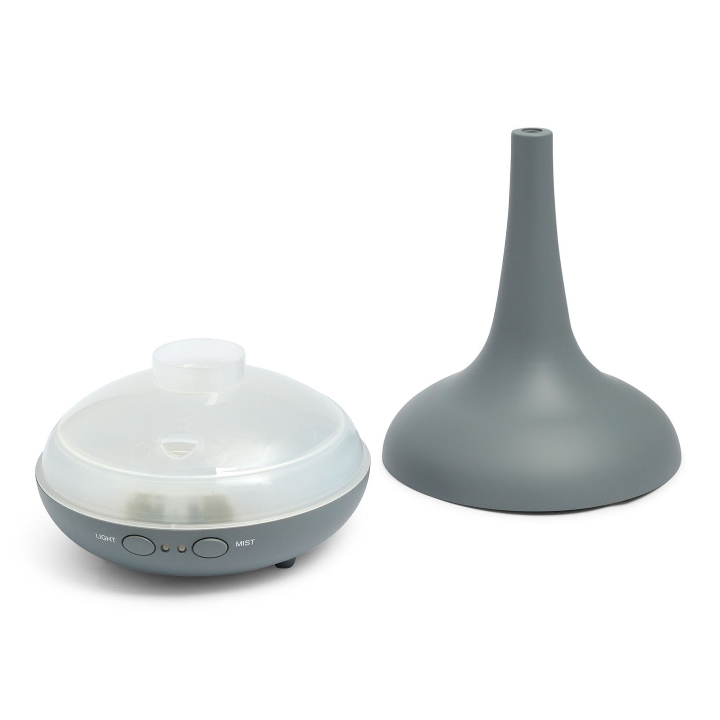 Essential Oil Ultrasonic Diffuser 200ml with 3 Oils - Matte Grey