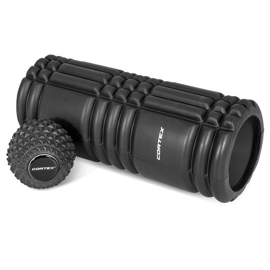 CORTEX GridSoft EPP Foam Roller & Massage Ball Set