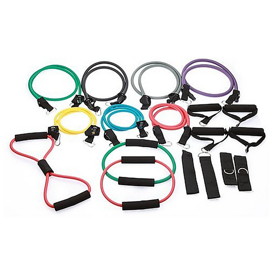 19pc Resistance Exercise Bands Set